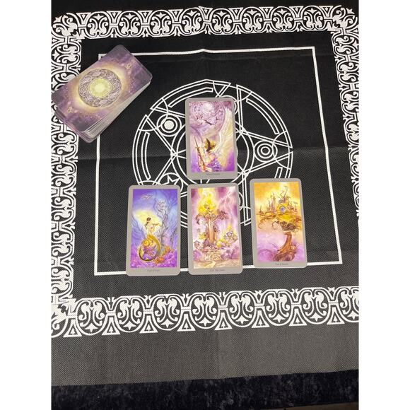 Black Tarot Cloth/Crystal Grid - Picture 6 of 6